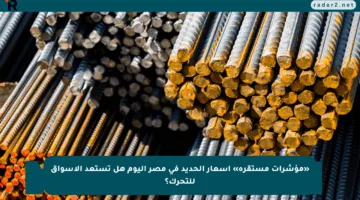 «مؤشرات مستقرة» أسعار الحديد في مصر اليوم هل تستعد الأسواق للتحرك؟